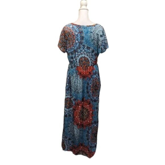 Coeur De Vague Medallion Pocket Maxi Dress NWT - Picture 3 of 9